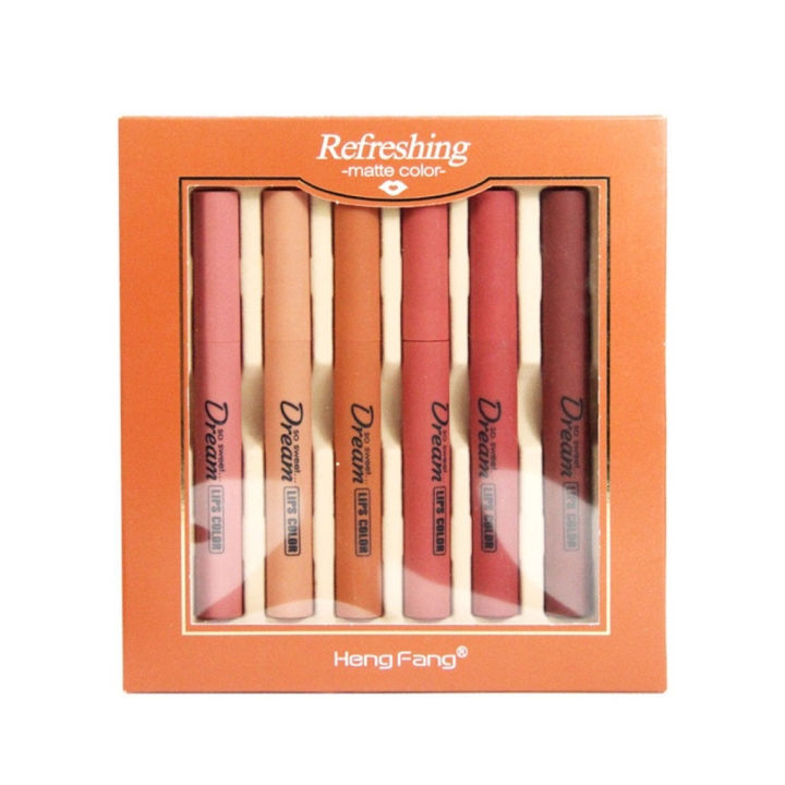 (Preorder)9091B%20Lipstick%20Best%20Selling%20Lipstick%20Get%20Best%20Price%206%20Piece%20Lipstick%20Set%20Brick%20Orange%20Tone%20Ruddy%20Tone%20Gift%20Cosmetics%20Lip%20Dip%20Lip%20Beauty%20-%20Image%209