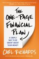 The One-Page Financial Plan - Carl Richards. 