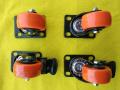 Clover 2 inch  Caster Wheels ,  Ball Bearing Swivel Castor ( 4 PCS )  ( ၄ ခုတစုံ ). 
