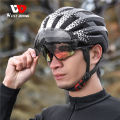 (Preorder)Motorcycle Helmet with Goggles High Quality Lightweight Mountain Bike Helmet Magnetic Goggles Helmet Shockproof Windproof Dustproof  စက်ဘီးစီးဦးထုပ်. 