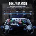 ONIKUMA C6 Wireless Controller Ergonomic Design Bluetooth Gamepad for Window PC and Nintendo Switch Game Controller with Vibration and Wake Up Macro Programming Handle 3 Levels of Turbo Speed Adjustable Vibration Intensity. 