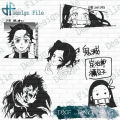 [ Digital Goods ] 30 Vectores Demon Slayer Vector cut file Laser cut file Bundle-2( DXF , PNG , SVG format include ). 