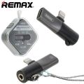 Remax - RL-LA09 2.0A Audio Jack Splitter ( 3.5mm & Lightning ). 