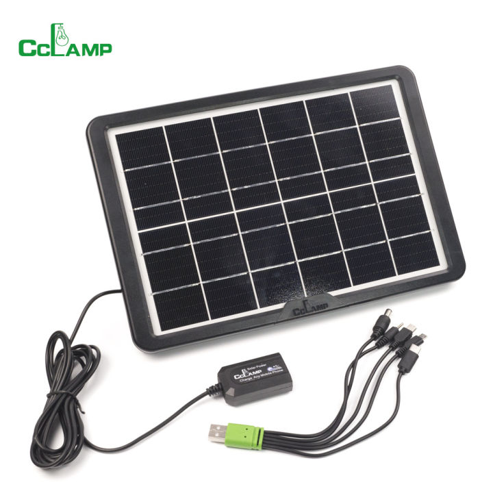 CCLAMP 6w voltage stabilized solar panel power bank mobile phone charging