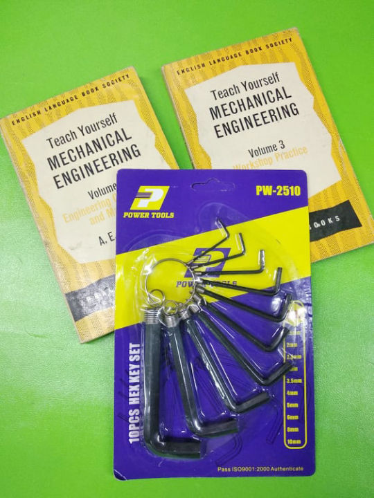 Clover 10 PCS HEX KEY SET/ Allen key set / L KEY SET