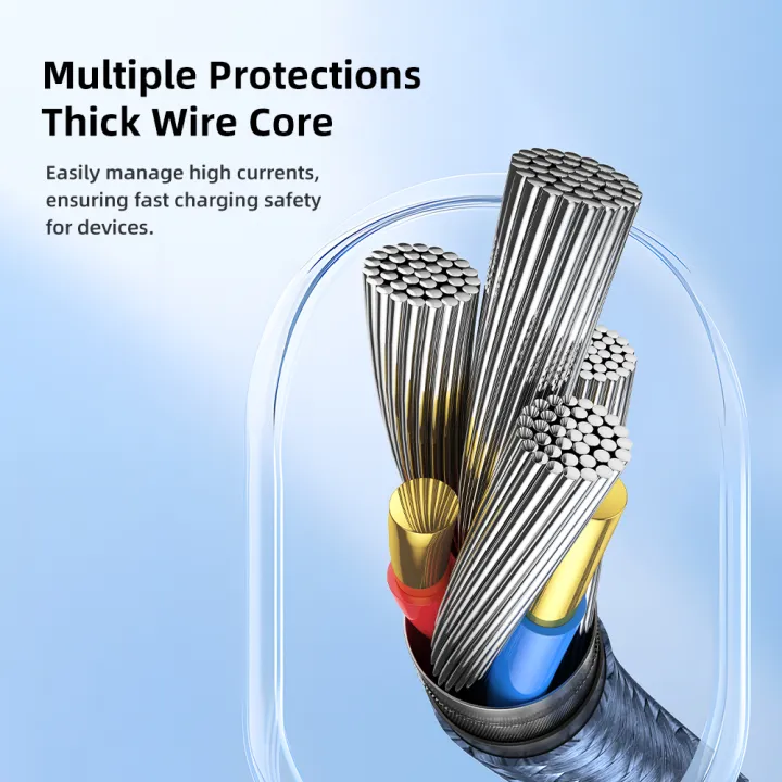 (Preorder)%C2%A0%20Toocki%20Retractable%20Spring%20USB%20Data%20Cable%20LOS%20Fast%20Charging%20USB%20Cable%201.8m%20LED%20Indicator%20Light%20for%20Samsung%20Xiaomi%20Huawei%20-%20Image%208