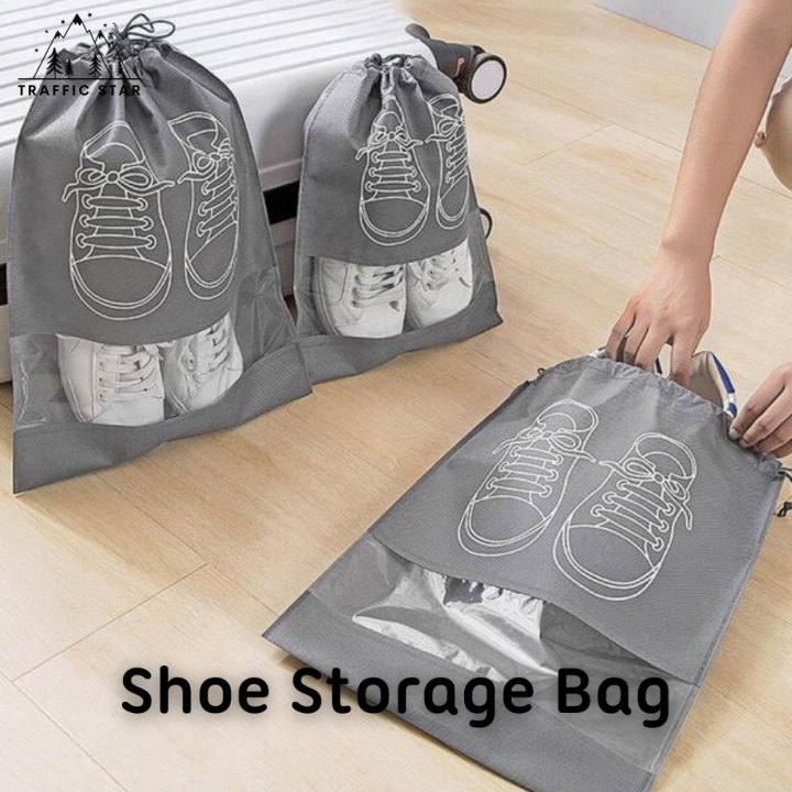 Shoe Storage Bag Waterproof, Dustproof 32cm x 44cm (ဖိနပ်ထည့်အိတ်)