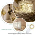 Fairy Lights LED with Batteries 20 LED Fairy Lights Battery Operated Short Wire Warm White Mini Wire Fairy Lights Indoor Small Outdoor Bottles Wall Room Party Wedding Decoration. 