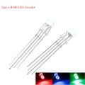 5pcs RGB LED Common Cathode Tri-Color. 