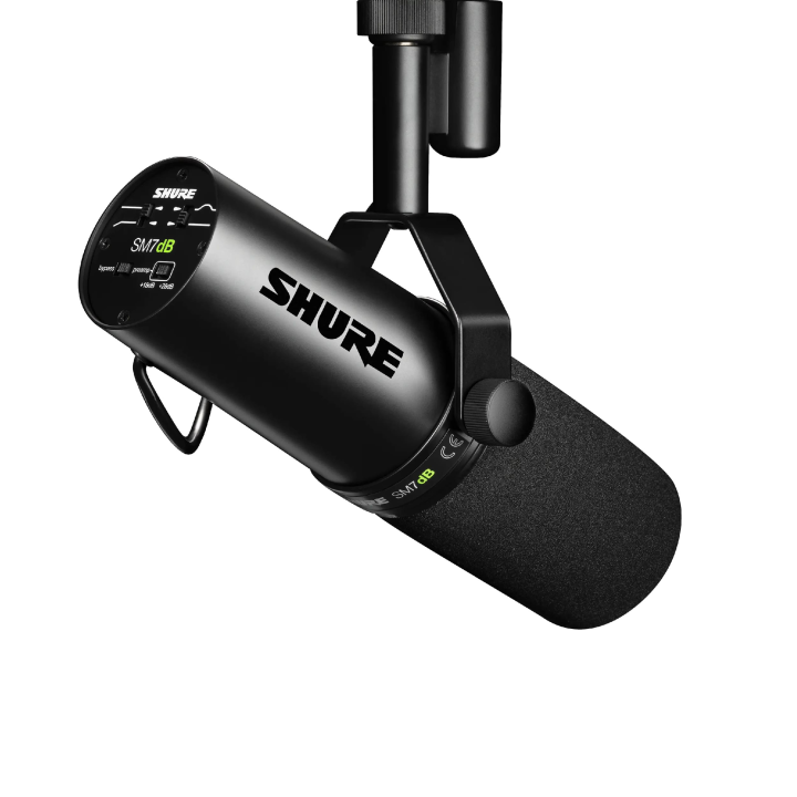 (Preorder)%20Shure%20SM7dB%20Vocal%20Microphone%20With%20Built-in%20Preamp%20Black%20Vocal%20Microphone%20by%20Pro%20Gadgets%20-%20Image%203