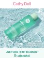 Cathy Doll Aloe Ha Fresh Aloe Vera Toner & Essence (300ml                      ) 100 % Alocohol Free. 