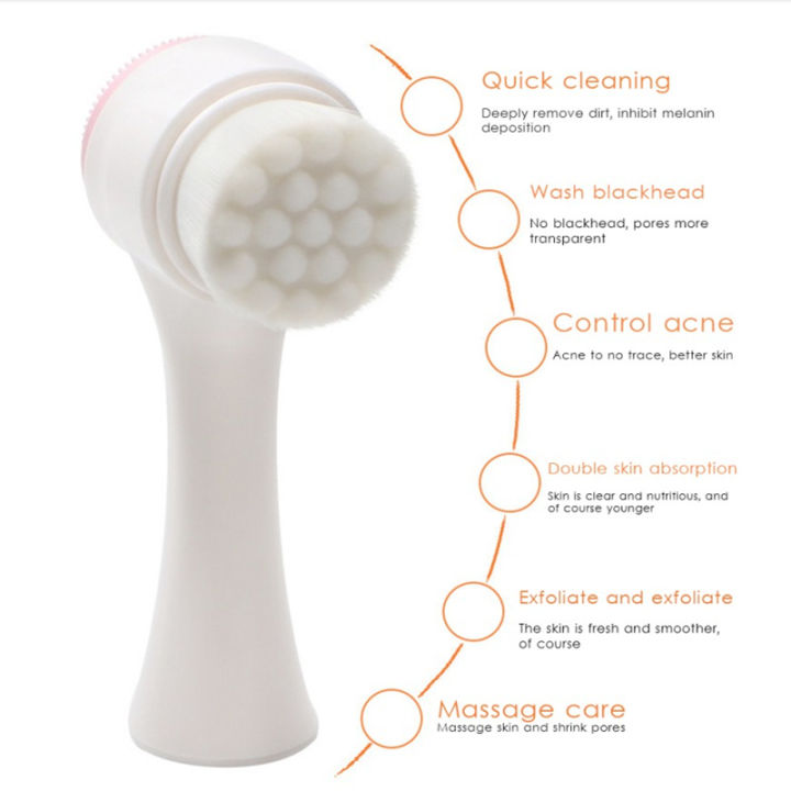 (Preorder)SEVICH%203D%20Face%20Wash%20Brush%20Double%20Side%20Cleaning%20Massage%20Skin%20Care%20Tool%20-%20Image%207