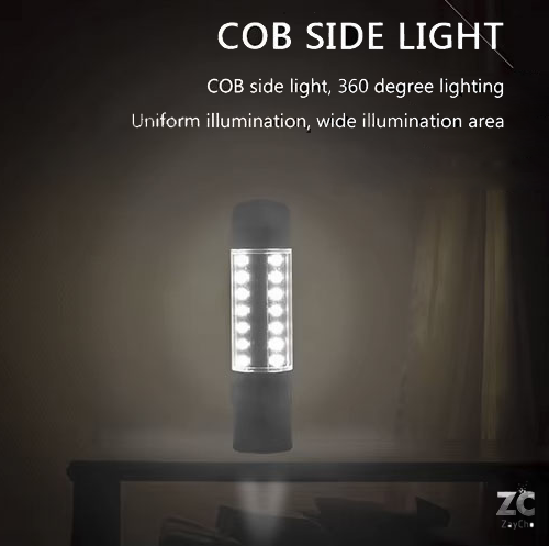 USB%20Rechargeable%20Multifunction%20Mini%20Flash%20Light%20Portable%20Aluminum%20Inspection%20Torch%20Light%206%20Brightness%20Modes%20Handle%20Camping%20Hiking%20Flashlight%20with%20Clip%20-%20Image%203