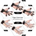 Finger Extensor Exerciser, Hand Trainer Finger Trainer, Adjustable Hand Trainer, Forearm Trainer, Silicone Grippy Finger Trainer(First Place). 