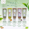 (Preorder) PLEARN Salt Scrub Shower with Mangosteen Powder 385 g. Salt Scrub Shower with Mangosteen Powder 385 g. 