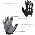 (Preorder)WEST BIKING Full Finger Cycling Gloves Touch Screen Men Women Outdoor Sports Reflective Gloves MTB Bike Breathable Gloves အားကစားလက်အိတ်. 