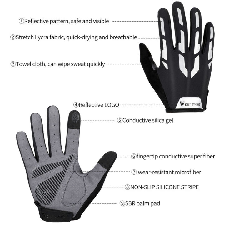 (Preorder)WEST%20BIKING%20Full%20Finger%20Cycling%20Gloves%20Touch%20Screen%20Men%20Women%20Outdoor%20Sports%20Reflective%20Gloves%20MTB%20Bike%20Breathable%20Gloves%20%E1%80%A1%E1%80%AC%E1%80%B8%E1%80%80%E1%80%85%E1%80%AC%E1%80%B8%E1%80%9C%E1%80%80%E1%80%BA%E1%80%A1%E1%80%AD%E1%80%90%E1%80%BA%20-%20Image%207