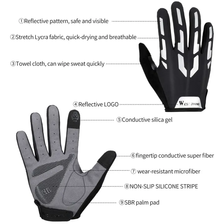 (Preorder)WEST%20BIKING%20Full%20Finger%20Cycling%20Gloves%20Touch%20Screen%20Men%20Women%20Outdoor%20Sports%20Reflective%20Gloves%20MTB%20Bike%20Breathable%20Gloves%20%E1%80%A1%E1%80%AC%E1%80%B8%E1%80%80%E1%80%85%E1%80%AC%E1%80%B8%E1%80%9C%E1%80%80%E1%80%BA%E1%80%A1%E1%80%AD%E1%80%90%E1%80%BA%20-%20Image%207