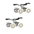 Sliding Door Roller Track Wheels - 2Pcs. 