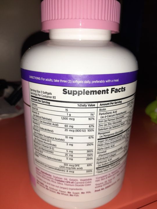 Nature Bounty Hairs & Nails & skin