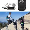 Bike Repair Tool Kit, Bicycle Repair Tool Kit Multifunction Puncture Repair Kit Fix Tool with Patch Kit and Tire Levers. 