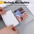 Cold Laminating Self Adhesive Film  A4 Matte  10 Sheet  Photo Protect Waterproof Plastic Film  Photo Top Sticker Sheet Transparent Surface. 