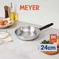 (Preorder) MEYER LUNA SS 24CM/9.5" OPEN FRYPAN  ဟင်းချက်အိုး. 