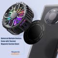 Tech Infinite fast Cooling L-06 Magnetic Suction Smart Phone Radiator Colorful Small Fan Semiconductor Refrigeration Mobile Phone Cooler Portable Cooling Fan Game Mobile Phone Cooler USB Powered Cell Phone Radiator Snap-on Cooling Tool. 