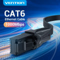 (Preorder) Vention High Speed ​​LAN Cable CAT6 RJ45 CAT 6 Gigabit Internet Cable Length 15 meters 20 meters IBA/IBB. 