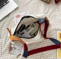 Cool fashion, Korean style, canvas fabric, beautiful strap Shoulder bag Fashion Palace. 