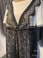 Aye yar Mark's Korean Style Black Lace T - Dress : Diamonds for a party night, Korean chic and comfortable wear. 
