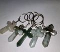 Myanmar Jade Keychain (Cross) ကျောက်စိမ်းသော့ချိတ်. 