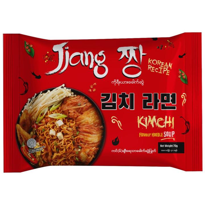 JJANG Kimchi Flavor Noodle Soup Sachet 30pcs