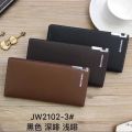 Delibi Fashionable Leather Men Wallet (Brown). 