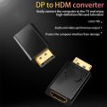 DisplayPort to HDMI Adapter Cables Converter Display Port Male Mini DP to Female HDMI Cable Adapter. 