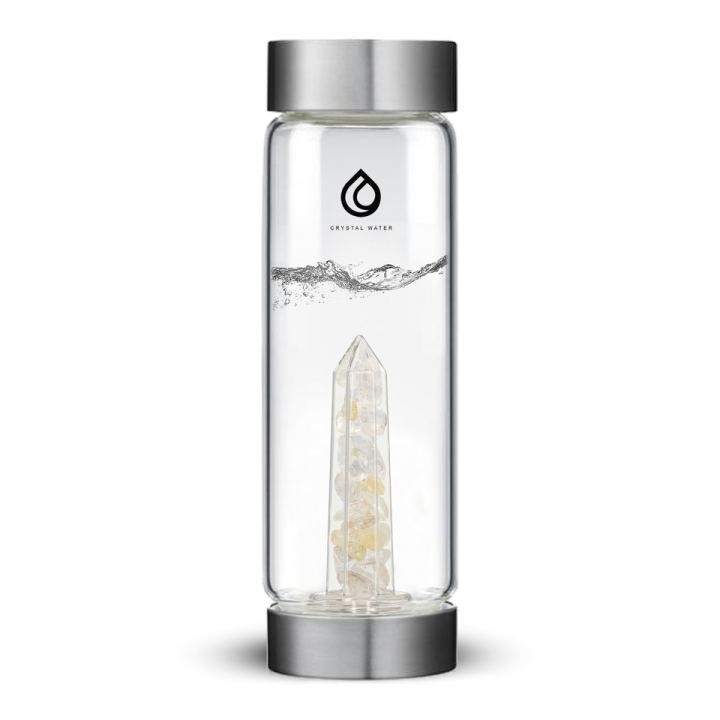 Crystal Water Bottles Clear Quartz