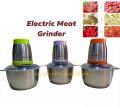Steel Electric Meat Grinder 2L (စတီးအသားကြိတ်စက်). 