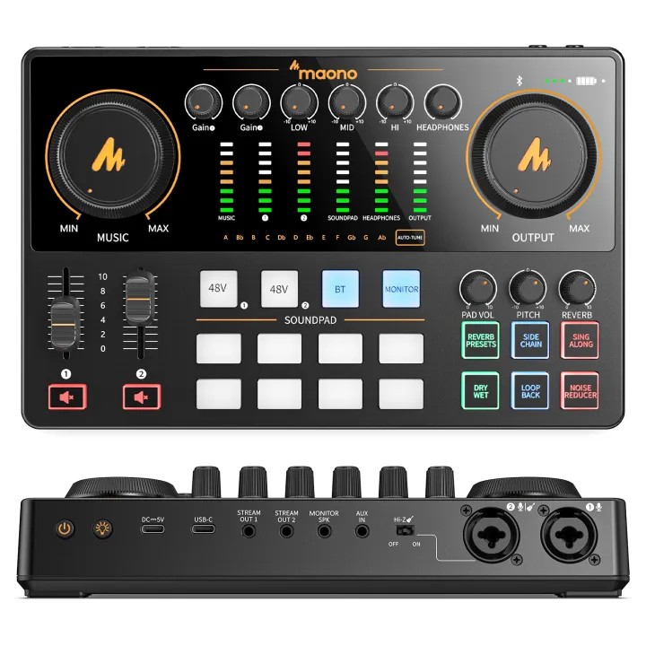 (Preorder)%20MAONO%20AME2%20New%20Sound%20Card%20Set,%20Condenser%20Microphone%20Set,%20Audio%20Interface%20Mixer,%20for%20Senior%20Players%20in%20Live%20Performance,%20Recording,%20Voice%20Dubbing%20Tiktok%20-%20Image%202