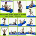 Yoga Stretcher Band with Loops/More Flexibility for Door Trainers, Leg Stretch, Ballet Stretch Band. 