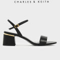 [Charles & Keith] Singapore Preorder Open Toe Ankle Strap Block Heel Sandals/Fashion / Women / Shoes /Heeled Sandals. 