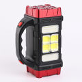 Powerful Solar LED Flashlight USB Rechargeable Torch With COB Work Light 4 Gear Lantern Outdoor Power Bank Solar Light. 