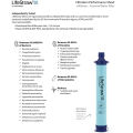 LifeStraw Personal Water Filter for Hiking, Camping, Travel, and Emergency Preparedness. 