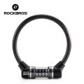 (Preorder) Rockbros Portable Bicycle Password Lock Durable Steel Cable Mountain Bike Highway Lock Waterproof Anti-theft Compact Convenient  စက်ဘီးသော့. 