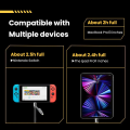 Tech infinite Ronpin 4 in 1, 2 Way Cable IOS PD27W, Type-C to Type-C 65W Fast Charging Cable Charger Data Cord USB-C, 4 In 1, Strong Type-C to Type C USB Charger /USB TO TYPE-C/TYPE-C TO IOS/USB TO IOS. 