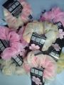 Double Layers Scrunchies အလှခေါင်းစည်းကြိုး. 