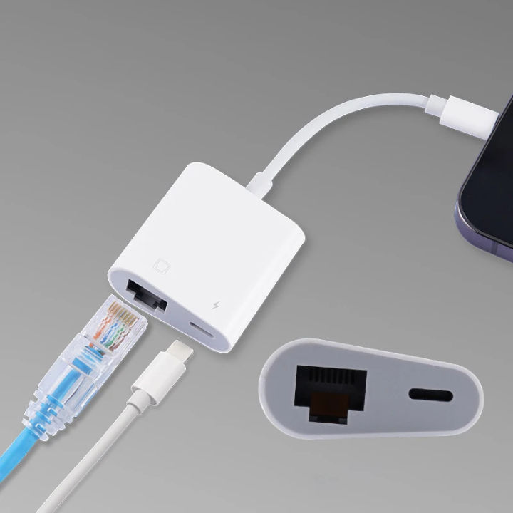 10/100Mbps%20Lightning%20to%20RJ45%20Adapter%202%20in%201%20Ethernet%20LAN%20Network%20Adapter%20with%20Charge%20Port%20Compatible%20with%20IPhone/iPad/iPod%20Plug%20and%20Play%20-%20Image%203