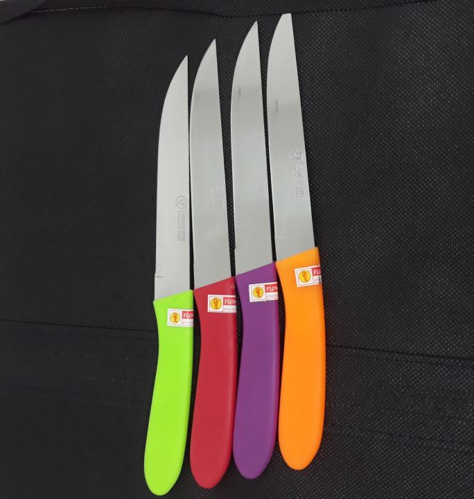 Flower Rose Stainless steel Kitchen Knife 21cm(Random Color)