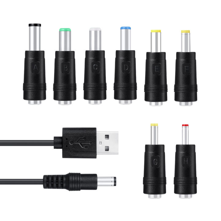 11%20in%201%20Universal%205V%20USB%20to%20DC%20Jack%20Charging%20Cable%20Power%20Cord%20with%2011%20Interchangeable%20Plugs%20Connectors%20Adapter%20-%20Image%204
