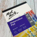 180gsm – A5 – 15 Sheet – Premium Watercolor Pad – Mont Marte. 