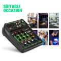 (Preorder)Newbaxs M4G professional audio mixer 4 channel 48V Phantom Power USB interface Bluetooth home live use professional audio equipment 100% genuine warranty. 